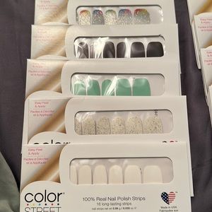 10 Color street nail sets